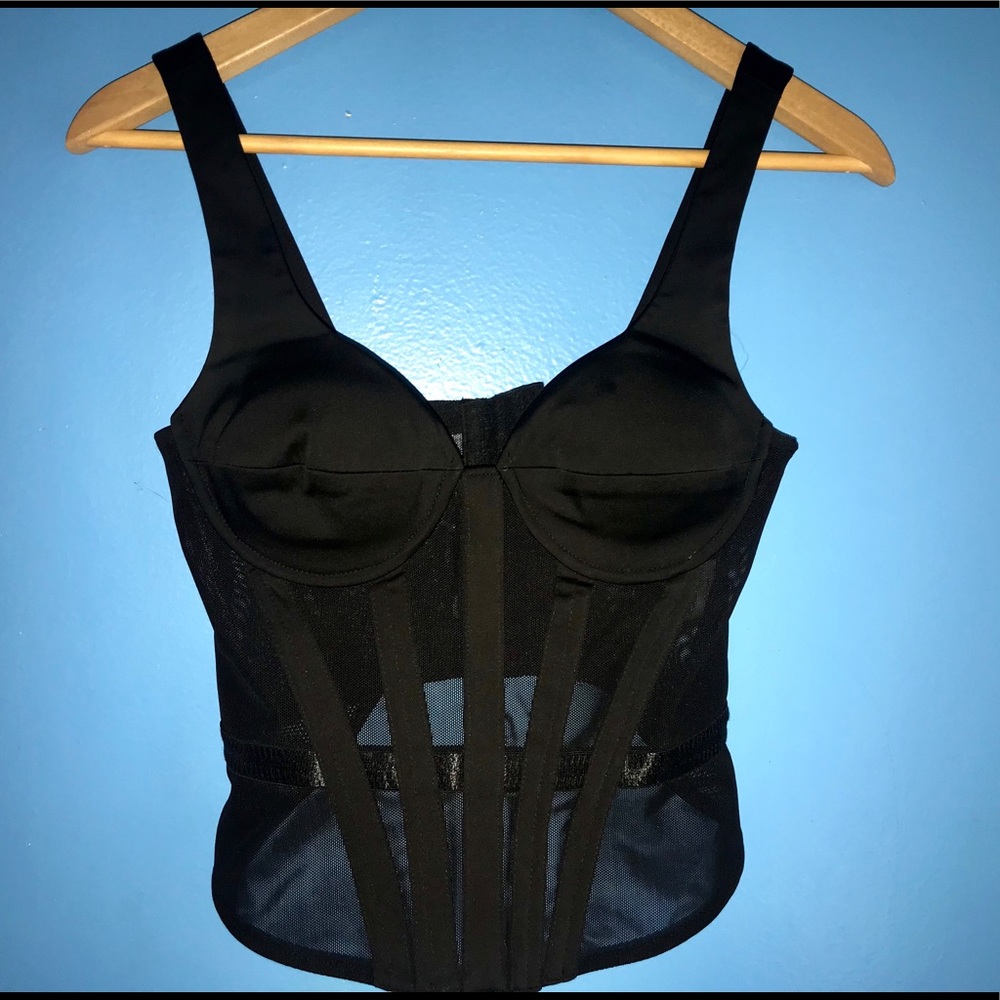 Nasty Gal Sheer Bustier